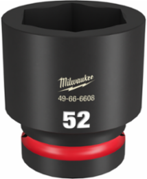SHOCKWAVE Impact Duty 1" Drive 52MM 6-Point Socket, Forged Steel