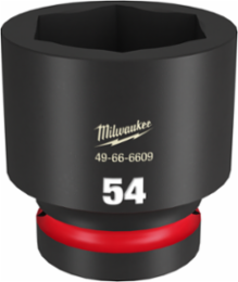 SHOCKWAVE Impact Duty 1 Inch Drive 54MM 6 Point Socket, Forged Steel