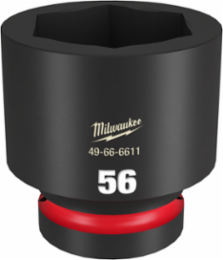 SHOCKWAVE Impact Duty 1" Drive 56MM Socket, 6-Point, Forged Steel