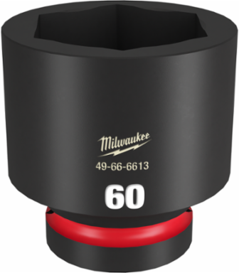 SHOCKWAVE Impact Duty 1" Drive 60MM Standard 6 Point Socket, Forged Steel