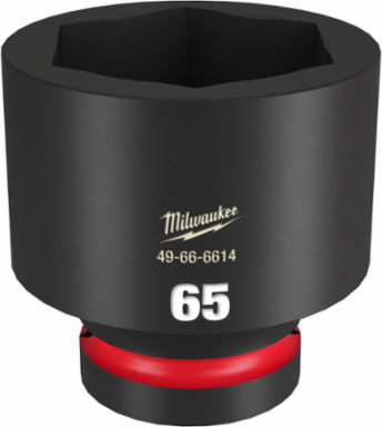 SHOCKWAVE Impact Duty 1 Inch Drive 65MM 6 Point Socket, Forged Steel