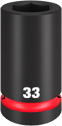 SHOCKWAVE Impact Duty 1 Inch Drive 33mm Deep 6-Point Socket, Forged Steel