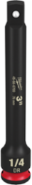 SHOCKWAVE Impact Duty 1/4 Inch Drive 3 Inch Extension, Heavy-Duty Chromium Molybdenum