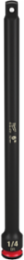 SHOCKWAVE Impact Duty 1/4 Inch Drive 6 Inch Extension, Chromium Molybdenum