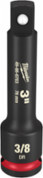 SHOCKWAVE 3/8 Inch Drive 3 Inch Extension, Chromium Molybdenum, Impact Duty