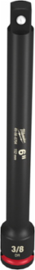SHOCKWAVE Impact Duty 3/8 Inch Drive 6 Inch Extension, Chromium Molybdenum