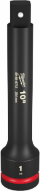 SHOCKWAVE Impact Duty 1" Drive 10" Extension, Chromium Molybdenum, Impact Rated