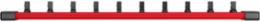 1/4 Inch Drive Socket Rail, 14 Inch Long, Plastic Construction