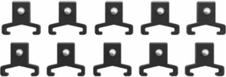 1/2 Inch Drive Socket Rail Clips, 10 Pack, Metal Ball Detent Clip