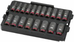 19PC SHOCKWAVE Impact Duty 3/8 Inch Drive Deep Metric Socket Set