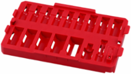 SHOCKWAVE Impact Duty Socket Tray 3/8 Inch Drive, Red, Durable Plastic, 11.693 Inch Length