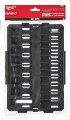 SHOCKWAVE Impact Duty Socket Tray, Black, 19PC, 7.677 Inch Width
