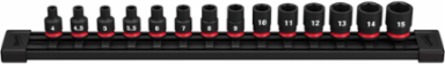 14PC SHOCKWAVE Impact Duty Metric Socket Set, 1/4 Inch Drive, Forged Steel