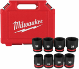 SHOCKWAVE Impact Duty 3/4 Inch Drive Socket Set, 8 Piece, 6-Point Design