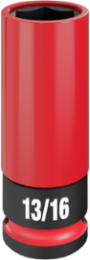 SHOCKWAVE Impact Duty 1/2 Drive 13/16 Inch Lug Nut Socket, 6 Point