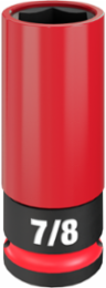 SHOCKWAVE Impact Duty 1/2 Inch Drive 7/8 Inch Lug Nut Socket, 6 Point