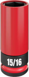 SHOCKWAVE Impact Duty 1/2 Inch Drive 15/16 Inch Lug Nut Socket, 6 Point