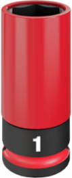 SHOCKWAVE Impact Duty 1/2 Drive 1 Inch Lug Nut Wheel Socket, 6 Point