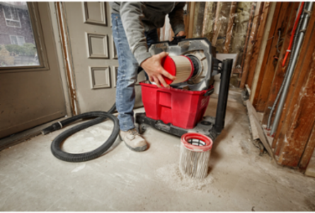 Large HEPA Filter for Wet/Dry Vacuum - Reusable, Easy Install