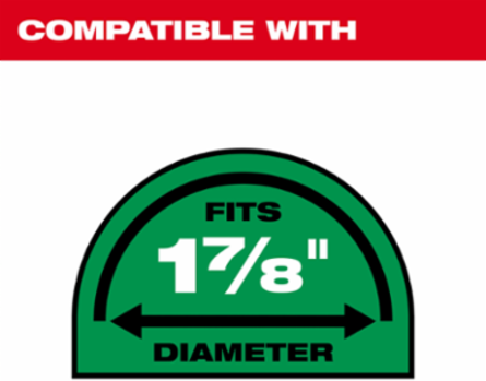 1-7/8 Inch x 9 Foot Flexible Hose with Swivel Cuff and Anti-Static Material