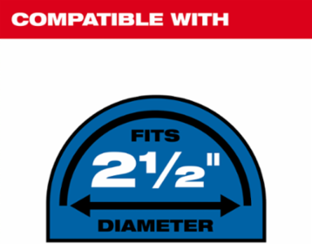 2-1/2 Inch Round Brush Tool - Lightweight Plastic, Compatible with Vacuum Hoses