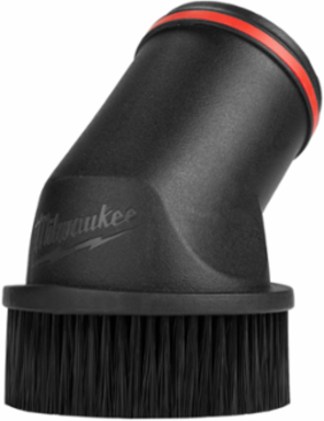 2-1/2 Inch Round Brush Tool - Lightweight Plastic, Compatible with Vacuum Hoses