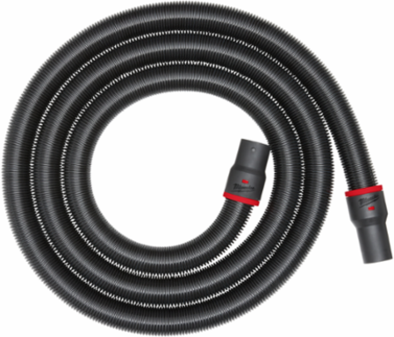 2-1/2 Inch x 16 Foot Flexible Vacuum Hose with High-Performance Swivel Mechanism