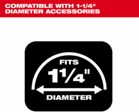 1-1/4 Inch x 2 to 6 Foot Expandable Hose, Plastic Material, Compatible with Vacuums