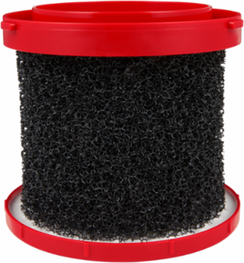 Foam Wet Filter for Wet/Dry Vacuum, 5.1 Inch, Washable, Protects Motor