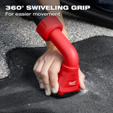 AIR-TIPTM Swiveling Palm Brush, 2.5 Inch Inlet, 0.386 lbs Weight, 3 Interchangeable Heads
