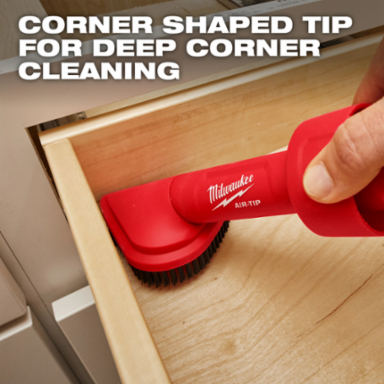 AIR-TIPTM Rotating Corner Brush Tool, 2.5 Inch Diameter, 0.64 lbs, Plastic