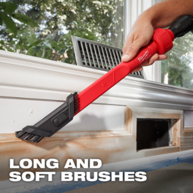 AIR-TIPTM 3-in-1 Crevice and Brush Tool, 16 Inch Long, Universal Fit