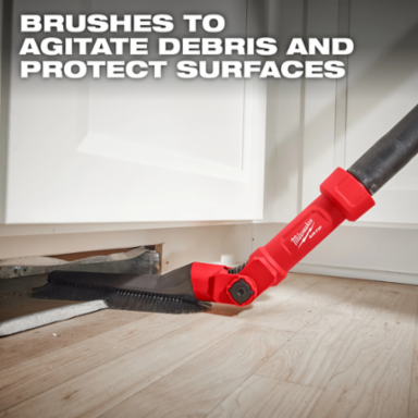 AIR-TIPTM Low-Profile Pivoting Brush Tool, 2.5 Inch Inlet Diameter, 360  Swiveling Head