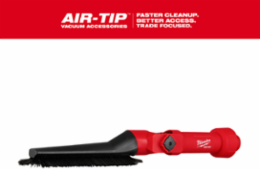 AIR-TIPTM Low-Profile Pivoting Brush Tool, 2.5 Inch Inlet Diameter, 360 Swiveling Head