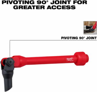 AIR-TIPTM Pivoting Extension Wand, 1-1/4" Inlet, 20.02 Inch Length, 0.556 Pounds