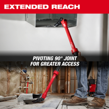AIR-TIPTM Pivoting Extension Wand, 1-1/4" Inlet, 20.02 Inch Length, 0.556 Pounds