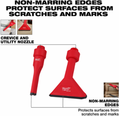 AIR-TIPTM Non-Marring Utility Nozzle Kit, 2.5 Inch Diameter, Includes 2 Tools