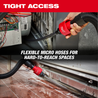 AIR-TIPTM Long Reach Flexible Micro Hose Set, 5 Interchangeable Hoses, 2 ft Length