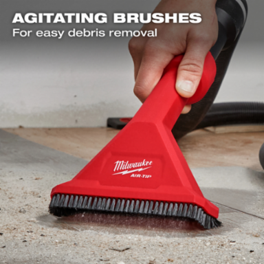 AIR-TIPTM Rocking Utility Nozzle with Brushes, 2.5 Inch Diameter, 0.29 lbs