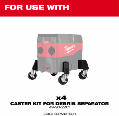 Compact Debris Separator w/ PACKOUT™ Compatibility