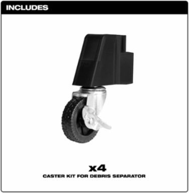 Caster Kit for Debris Separator