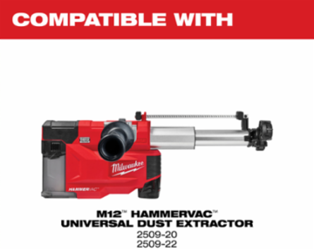 M12TM HAMMERVACTM Dust Box with HEPA Filter, 0.0091 ft3 Capacity