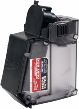 M12TM HAMMERVACTM Dust Box with HEPA Filter, 0.0091 ft3 Capacity