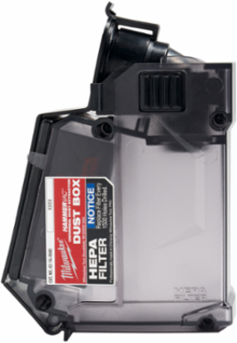 M12TM HAMMERVACTM Dust Box with HEPA Filter, 0.0091 ft3 Capacity
