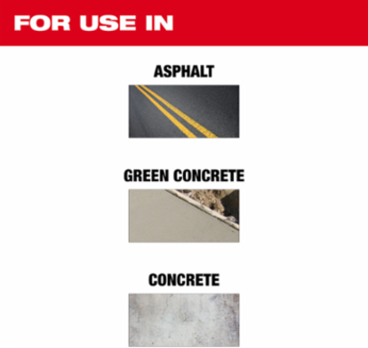 14 Inch Asphalt & Green Concrete Segmented Diamond Blade, 4.8 lbs, 1 Inch Arbor