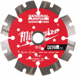 4-1/2" DIAMOND ULTRA™ Segmented Turbo, General Purpose Diamond Blade