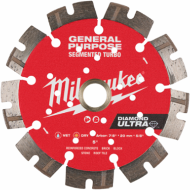 5" DIAMOND ULTRA™ Segmented Turbo, General Purpose Diamond Blade