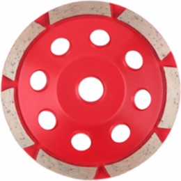 4 Inch Diamond Cup Wheel, 5/8"-11 Arbor, Max RPM 15,000