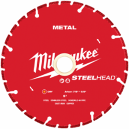 5 Inch STEELHEAD Metal Cutting Diamond Blade, Alloy Steel, 0.05 Inch Thickness