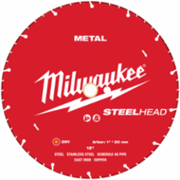 12 Inch STEELHEAD Metal Cutting Diamond Blade, Segmented, 0.125 Inch Thickness